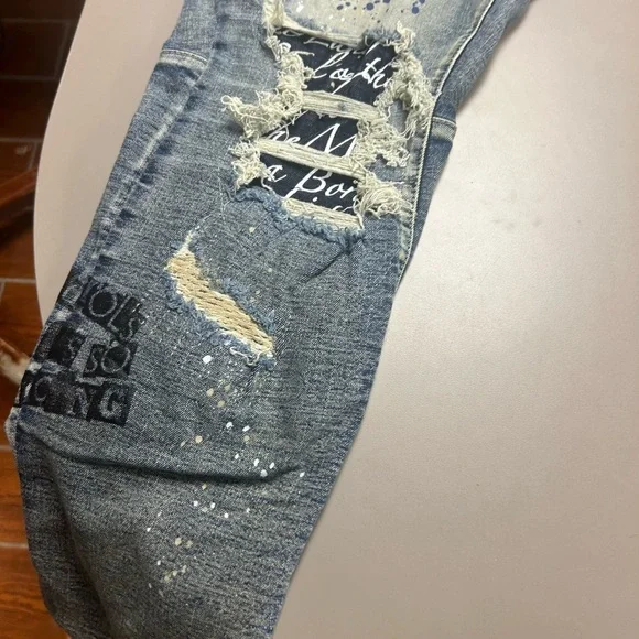 JEANS DE MODA SMOKE RISE DOODLE - AZUL PATRIMONIO mens 48/32